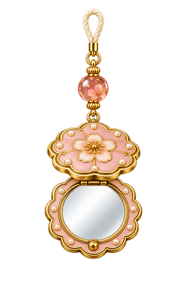 Compact mirror charm