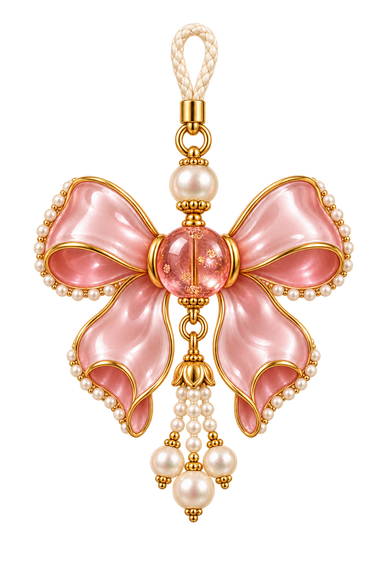 Coquette bow charm