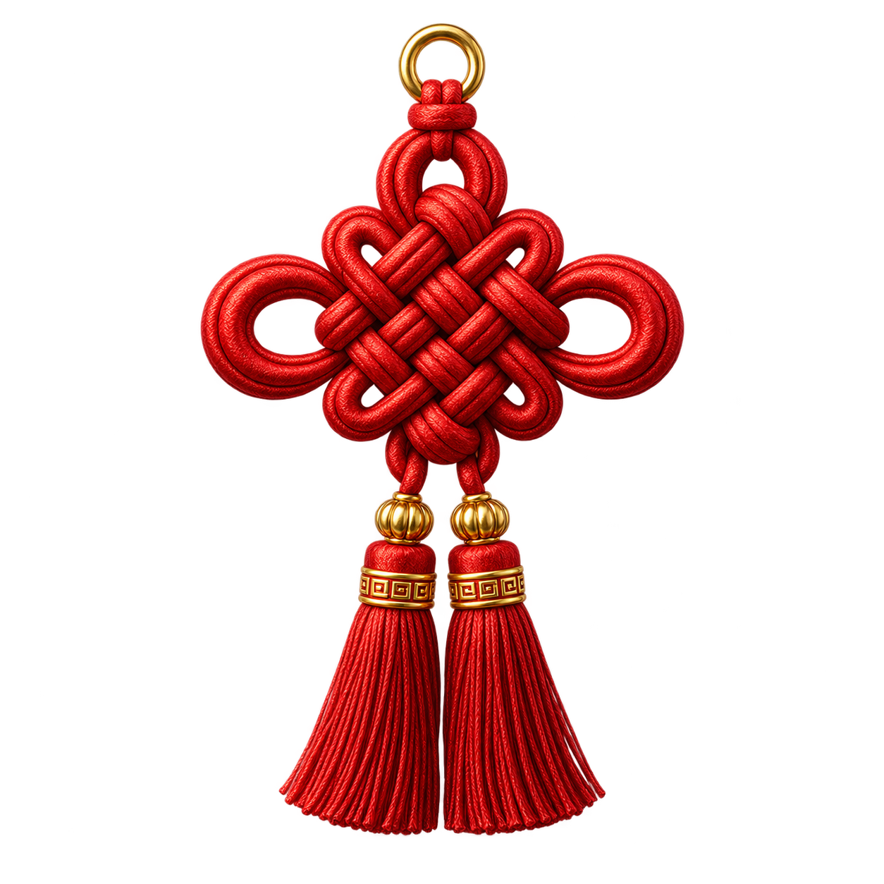 Decorative knot charm