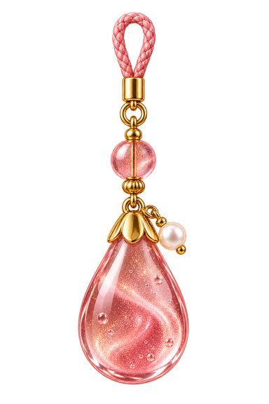 Lip gloss drop charm