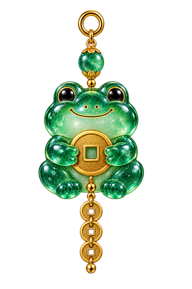 Lucky frog charm