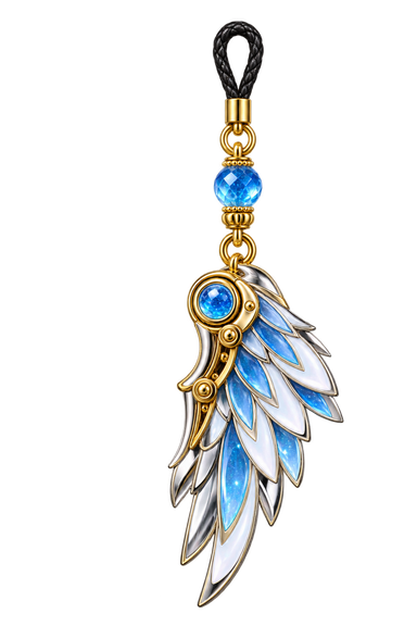 Mecha wing charm