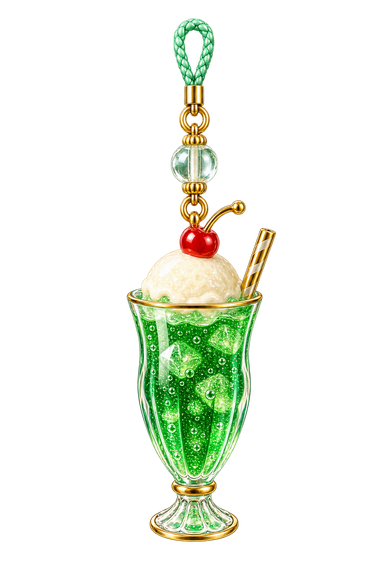 Melon soda charm