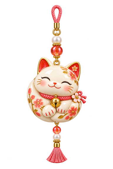 Mochi cat charm