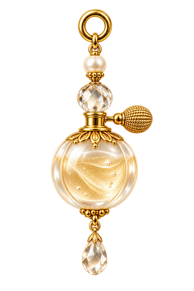 Perfume pearl charm
