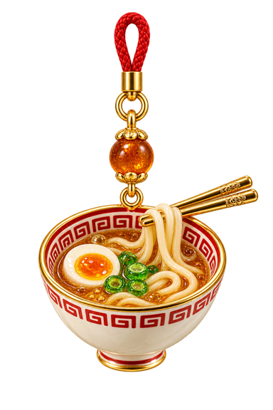 Ramen bowl charm